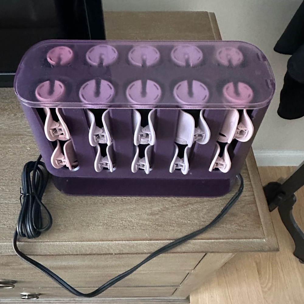 Remington Purple and Pink Hair Rollers